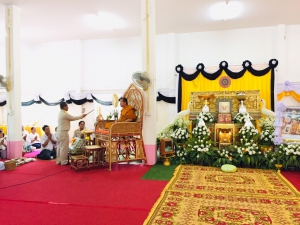 องค์การบริหารส่วนตำบลหนองกินเพลร่วมเป็นเจ้าภาพในพิธีบำเพ็ญกุศล (สัตตมวาร)