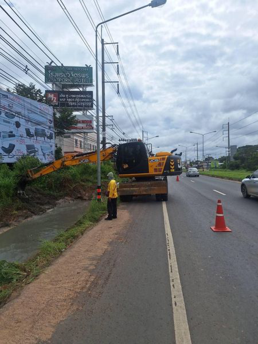 ขอขอบคุณหมวดทางหลวงสำโรง  แขวงทางหลวงอุบลราชธานีที่1