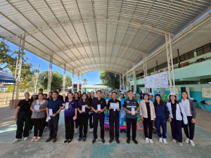 กิจกรรมเดินรณรงค์ประชาสัมพันธ์เชิญชวนไปใช้สิทธิเลือกตั้งสมาชิกสภาองค์การบริหารส่วนตำบลหนองกินเพล และนายกองค์การบริหารส่วนตำบลหนองกินเพล