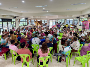 สัปดาห์ที่14 ปัจฉิมนิเทศและพิธีบายศรีสู่ขวัญนักเรียนผู้สูงอายุ ตำบลหนองกินเพล