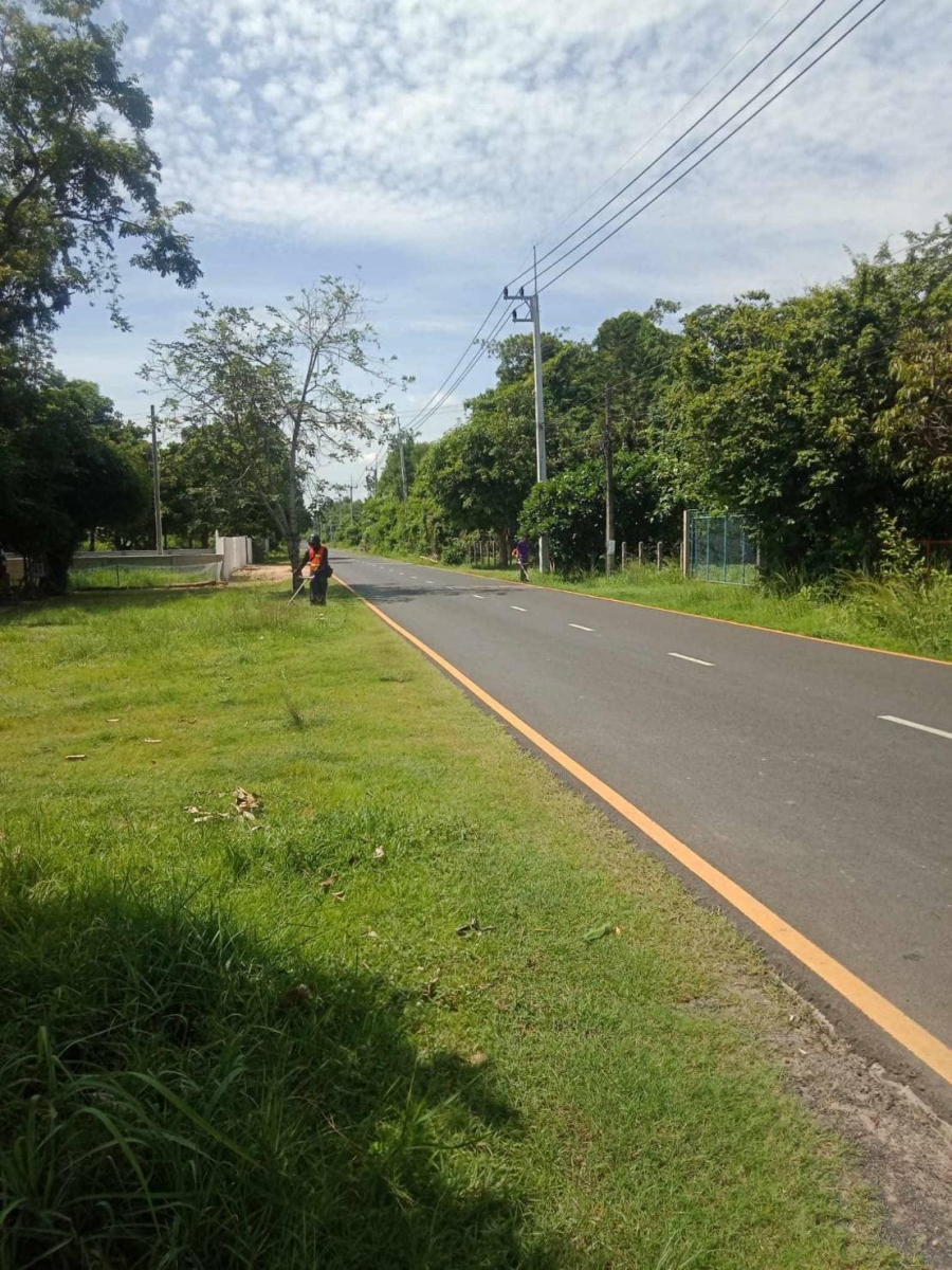 ตัดหญ้าและบำรุงรักษาไหล่ทางเส้นทางขัวไม้แก่น-ทางหลวง226